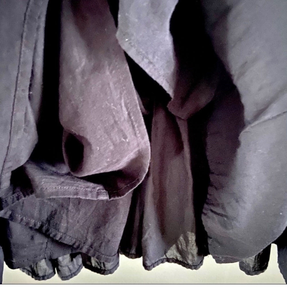 FREE PEOPLE | Sunbeams Black Off-Shoulder Tiered Minidress  NWT - Picture 6 of 12